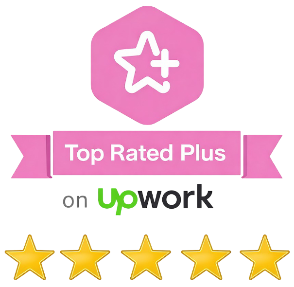 Top Rated Plus on Upwork